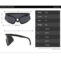 Plastic sport sunglasses Elit 2075-EL