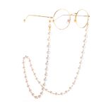 Metal non-slip chain, with pearl, for glasses and masks GL892