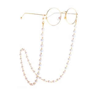 Metal non-slip chain, with pearl, for glasses and masks GL892