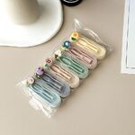 Комплект из 6 штук мини-наборов для мягких контактных линз - пинцет + присоска WL455六个装镊子, цветы-2