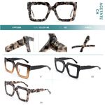Plastic frames for glasses, thick acetate Big City VFP0306