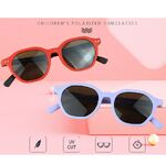Polarized silicone sunglasses with UV400 protection for kids T18002
