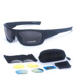 Safety shockproof tactical polarized goggles, 4-lens set, 0054套装-DX