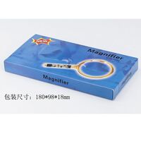 Magnifier, magnifying glass with a handle with a dragon pattern 金-龙90-XX, diameter: 75 mm, magnification: 5X