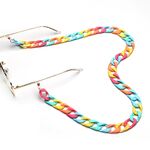 Acrylic color eyeglasses chain GB062