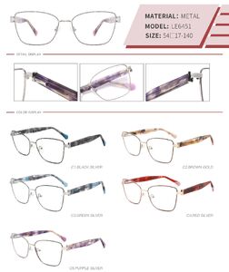 Оправа металлическая с флексом LE6451-DA