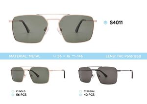 Metal frames polarized sunglasses S4011
