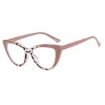 Plastic glasses with blue light protection for women 28069-PN