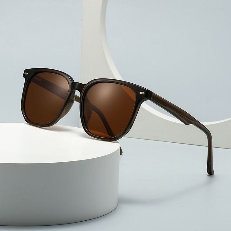 Plastic round polarized sunglasses Elit 10043-EL