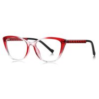 Ultralight plastic TR90 frame for glasses with UV protection More LS019
