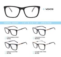 Plastic acetate eyeglasses frame WD4318