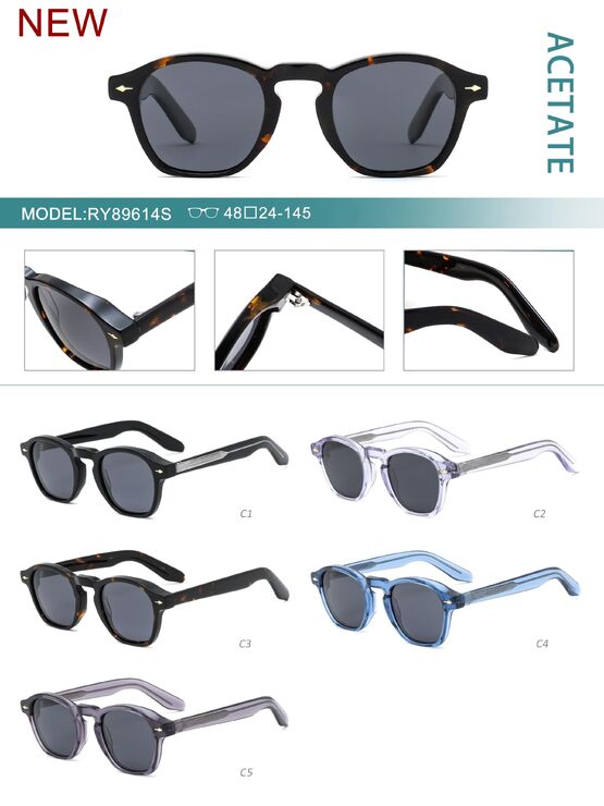 Солнцезащитные поляризационные пластиковые очки из ацетата RY89614S