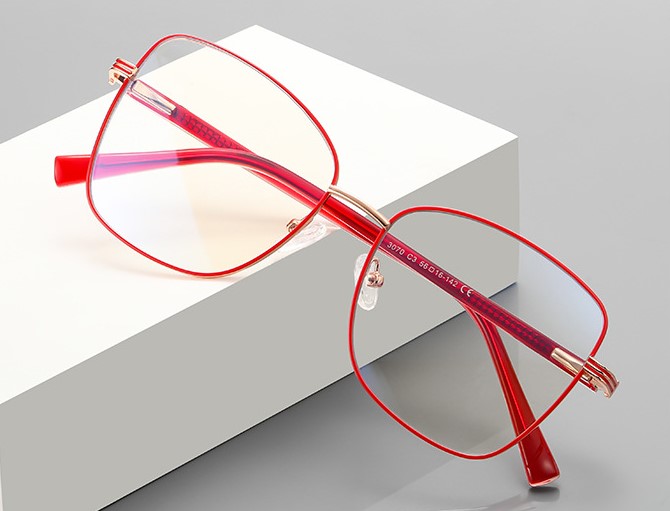 Spring outdoor decorative frame metal blue blocker for glasses MORE 3070