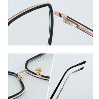 Combined frame (metal + TR90) or glasses with blue light protection, with spring hinges FA87089 
