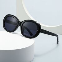 Plastic sunglasses in retro oval frame Elit 27101-EL