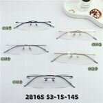 Metal titanium rimless frame SANTA 28165