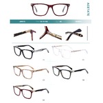 Combined frames for glasses, acetate + metal, with spring hinges Big City JB6013
