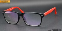 Plastic frames for glasses TR-90 + CA material (flex hinges) FOCUS FCS003