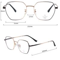 Оправа металлическая с линзами Blue Ray Cut MAMO H5525