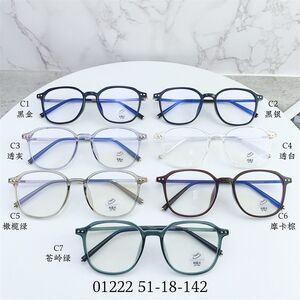 Hybrid frame, metal + TR90, with Blue Block coating SANTA 01222