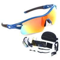 Safety shockproof sports goggles+5 caps 骑行套装-002眼镜