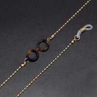 Metal non-slip chain, with glasses, for glasses and masks GL508