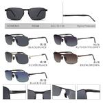 Polarized metal sunglasses with nylon lenses for men Romonis R8544-R