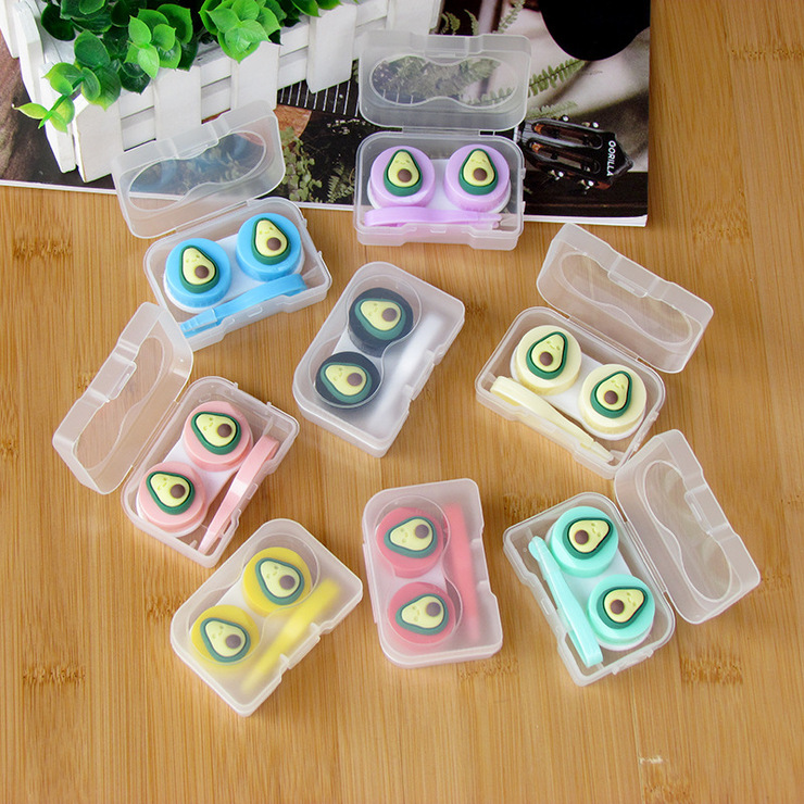 Mini set for a soft contact lens (Kits for contact lenses) S8PPAvocado