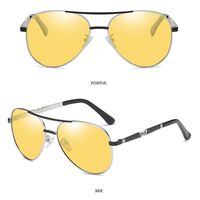 Очки металлические фотохромные с защитой от синего света 2813-GT