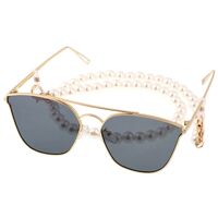 Metal non-slip chain, with pearl, for glasses and masks GL289-1