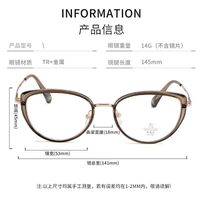 Combined frame (metal + TR90) with Blue Ray Cut protection lenses MAMO M2883