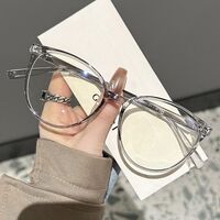 Plastic glasses with blue light protection for women 28011-PN