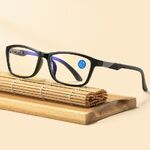 Plastic TR90 glasses for reading, with Blue ray cut protection, diopters from 0.00 to +4.00, RMC=62-64, KY51023#12A