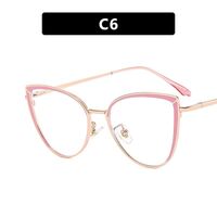 Metal glasses with blue light protection for women 8217-PN