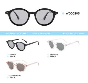 Acetate frames polarized sunglasses WD0028S