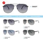 Metal frame polarized sunglasses S3023T