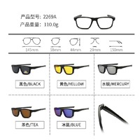 Оправа El Dorado с комплектом поляризационных солнцезащитных насадок (клипон) на магните 2269A (5 штук)