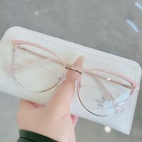 Combined frame (metal + TR90) with Blue Ray Cut protection lenses and flex MAMO S11505