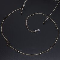 Metal non-slip chain, with glasses, for glasses and masks GL508