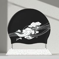 Шапочка для плавания силиконовая водонепроницаемая взрослая GJ660-YU