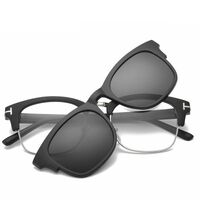 Оправа пластиковая TR90 + поляризационная солнцезащитная насадка (клипон) на магните El Dorado EL2273