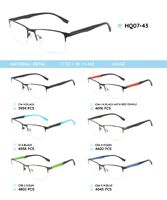 Metal frame with temples made of TR-90 material HQ07-43