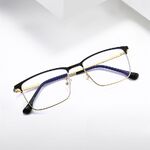 Metal glasses with blue light and UV protection 9681-2-GT