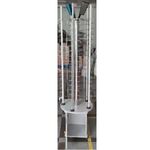 Glasses rotating floor stand with 80 slots, mirrors and bollard HD709-Round圆形 (improved model)