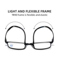 Очки из материала TR90 для чтения 3021老花 с защитой Blue ray cut, диоптрии от 0.00 до +4.00, РМЦ=62-64