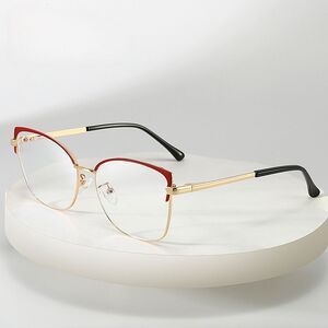 Metal glasses with blue light and UV protection 9707-3-GT