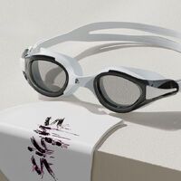 Очки для плавания водонепроницаемые с защитой от запотевания, с шапочкой, 6612-YU