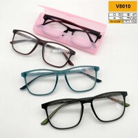 Ready-made plastic frame glasses Vizzini V8010, lens white, diopters from -4.00 to +4.00 (stap 0.25 +and-)