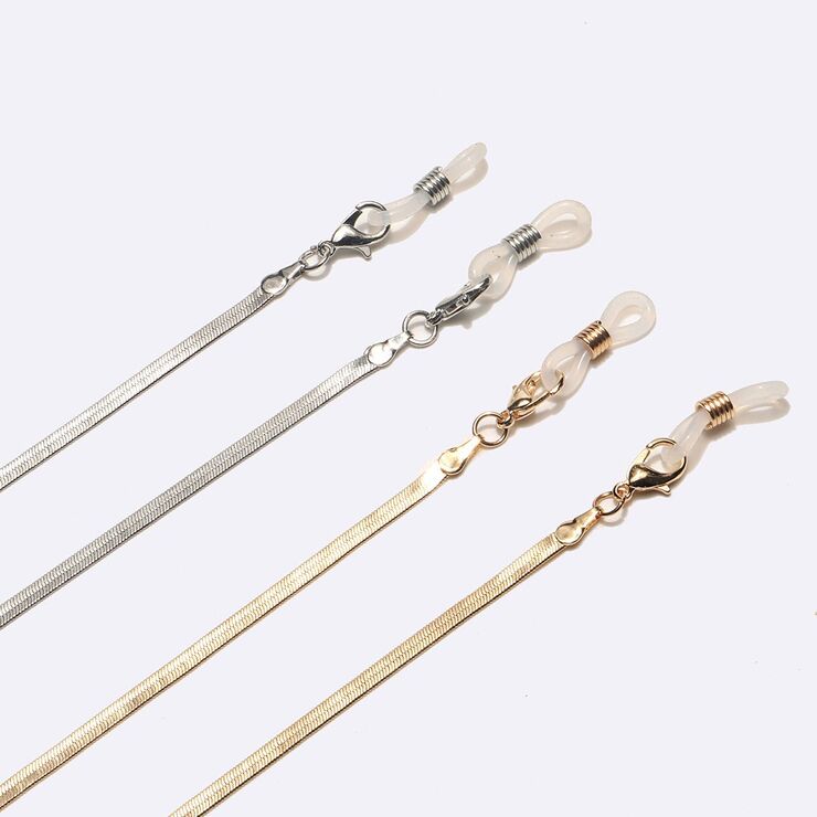 Metal non-slip chain, flat snake shain, for glasses and masks GL1721