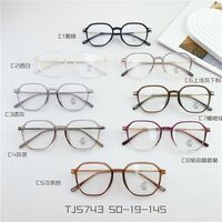Combined frame (metal + TR90) with Blue Ray Cut protection lenses MAMO TJ5743